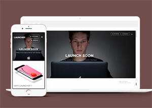 宽屏响应式应用APP网站模板下载 - 小萌资源网