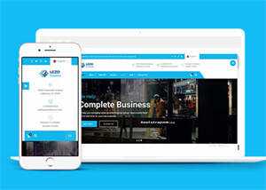 金融投资类Bootstrap模板下载 - 小萌资源网