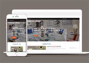 创意室内设计Bootstrap模板下载 - 小萌资源网