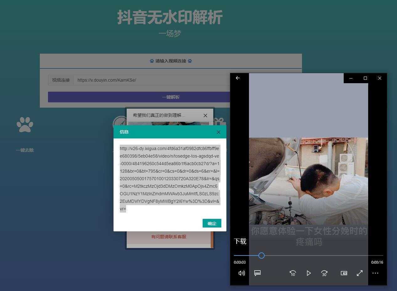 图片[2] - 最新抖音无水印解析PHP源码 - 小萌资源网