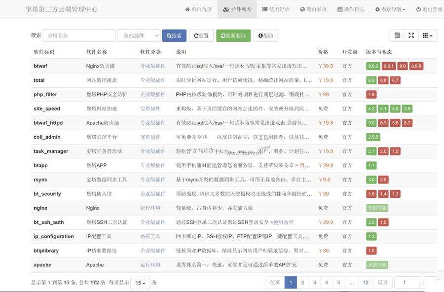 2023 宝塔面板第三方云端源码1.9版本 - 小萌资源网