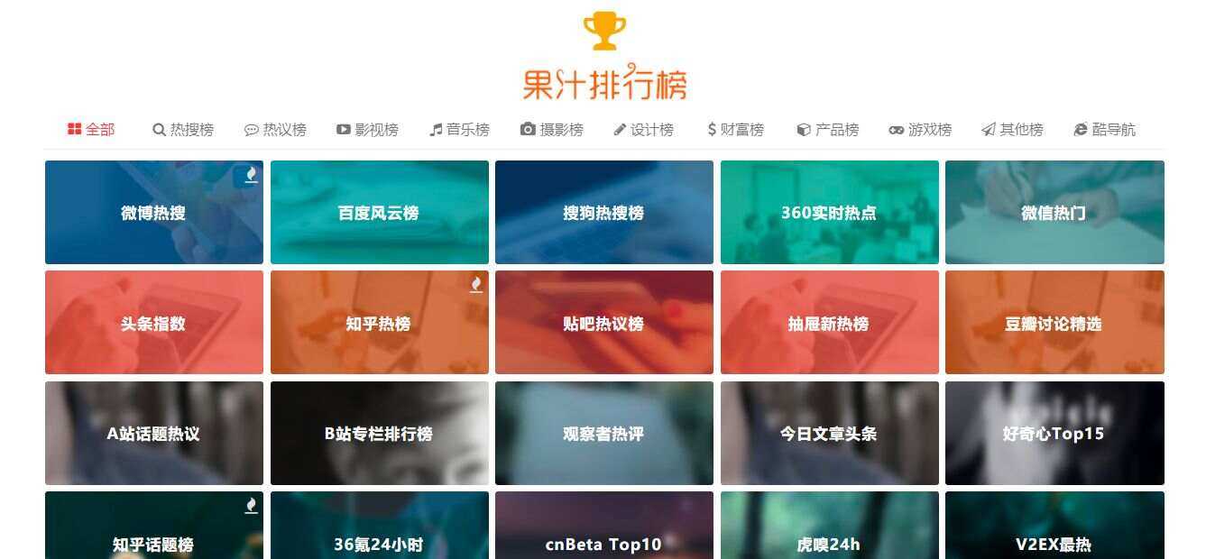 精美网址导航及热点热搜影视排行榜源码 - 小萌资源网