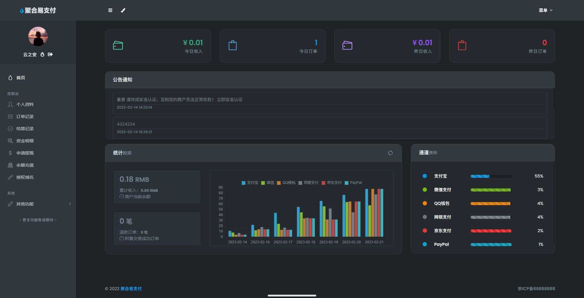 图片[4] - oneThemeV1.0.4免费易支付模板 无需授权 - 小萌资源网