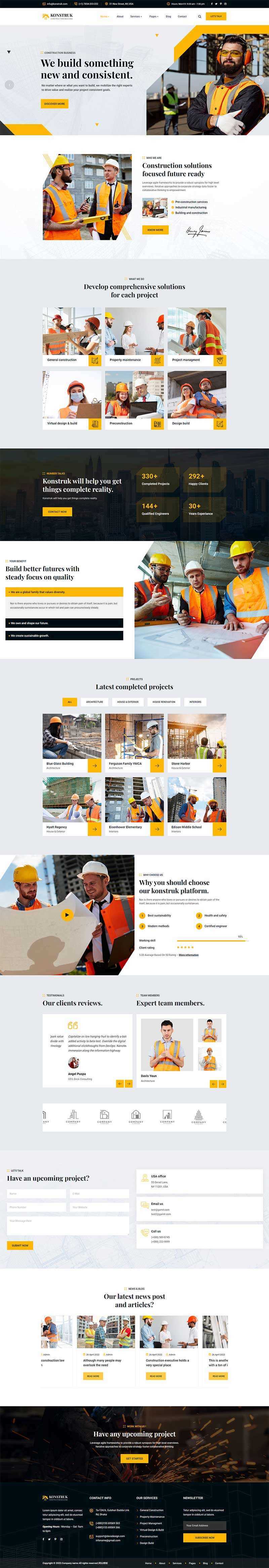 城市开发运营建筑公司网站html模板 - 小萌资源网