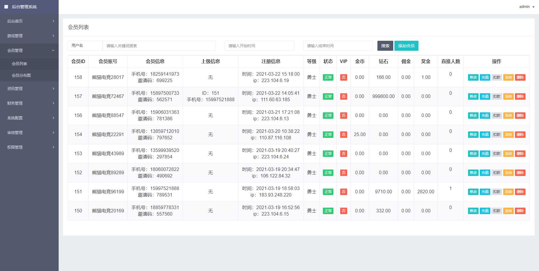 图片[6] - 熊猫电竞赏金电竞源码 APP+H5双端 附搭建教程 支持运营级搭建 - 小萌资源网