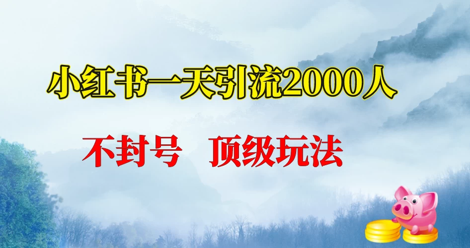 小红书一天加2000人，不封号，顶级玩法 - 小萌资源网