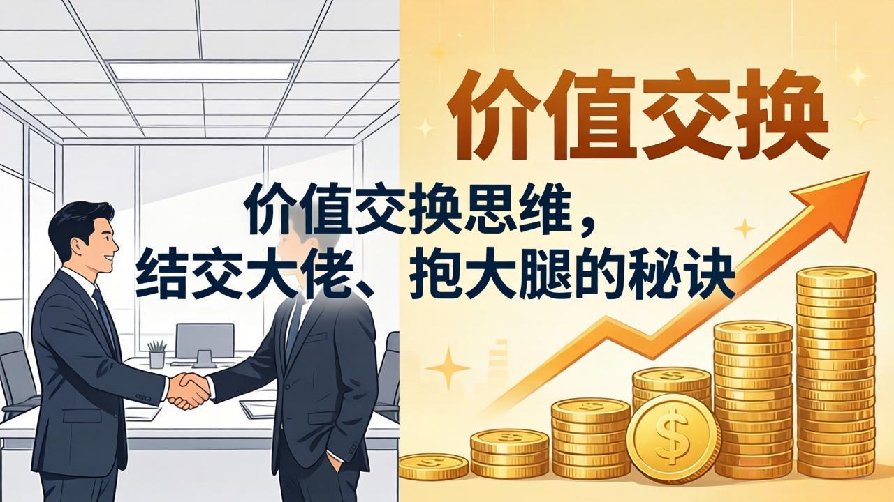 某付费文章：价值交换思维，结交大佬、抱大腿的秘诀 - 小萌资源网