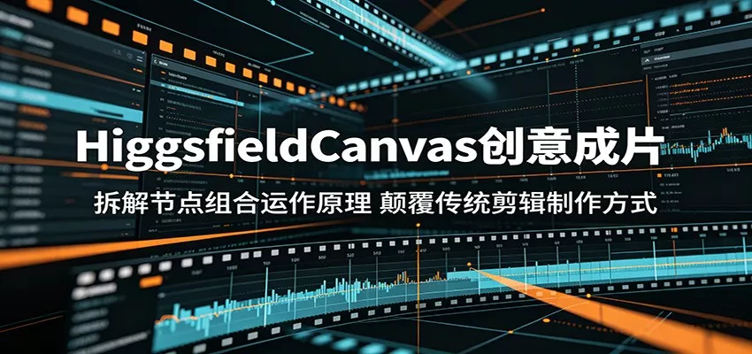 HiggsfieldCanvas创意成片：拆解节点组合运作原理，颠覆传统剪辑制作方式 - 小萌资源网