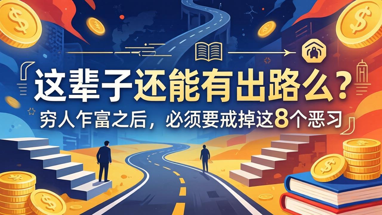 关于人生两篇付费文章【这辈子还能有出路么？】【穷人乍富之后，必须要戒掉这8个恶习】 - 小萌资源网