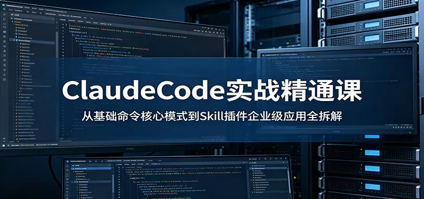 ClaudeCode实战精通课：从基础命令核心模式到Skill插件企业级应用全拆解 - 小萌资源网