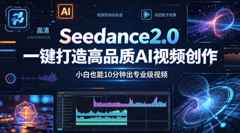 Seedance2.0一键打造高品质AI视频创作，小白也能10分钟出专业级视频 - 小萌资源网