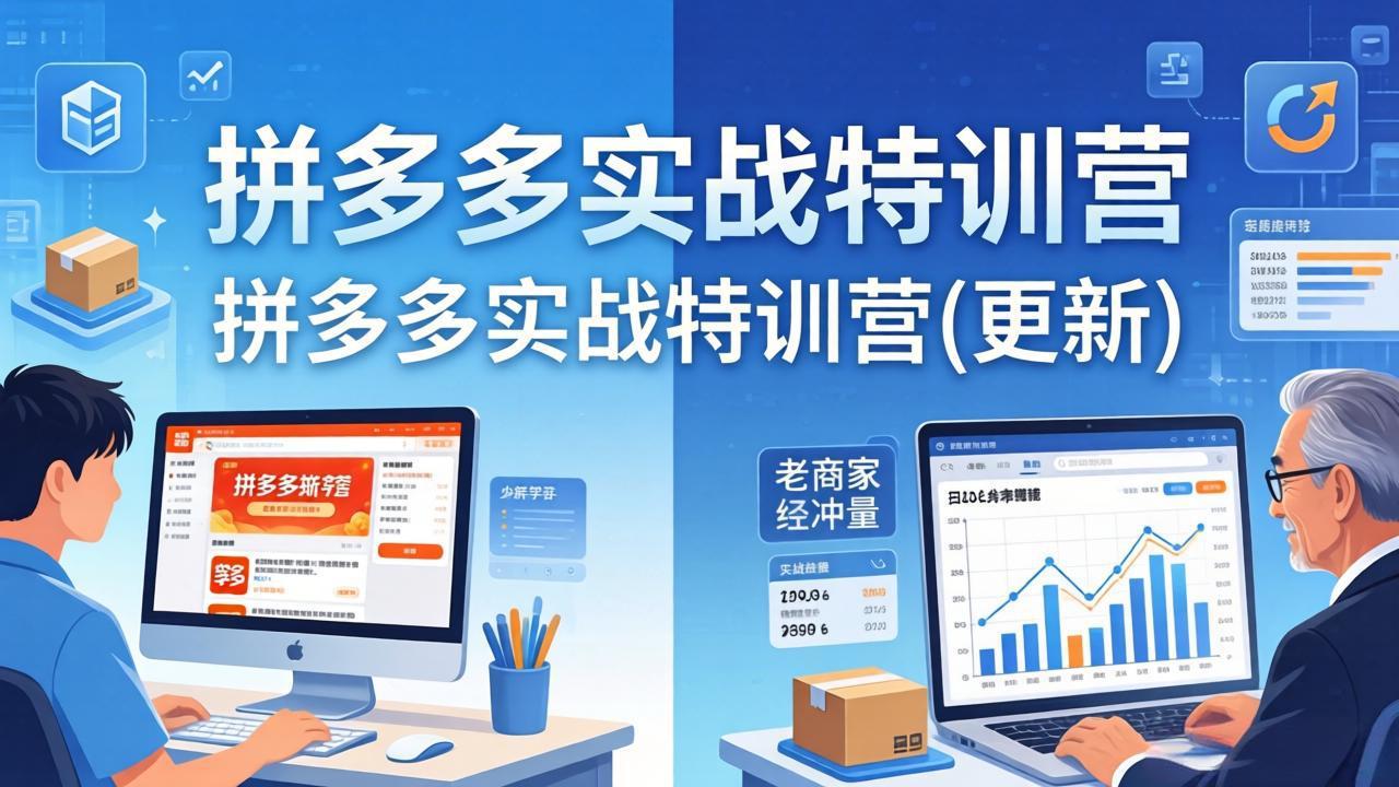 拼多多实战特训营(更新4月24 - 小萌资源网